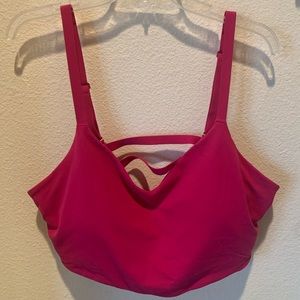 Athleta x Alicia Keys Elation Bra D-DD in Raspberry Fuchsia 2X